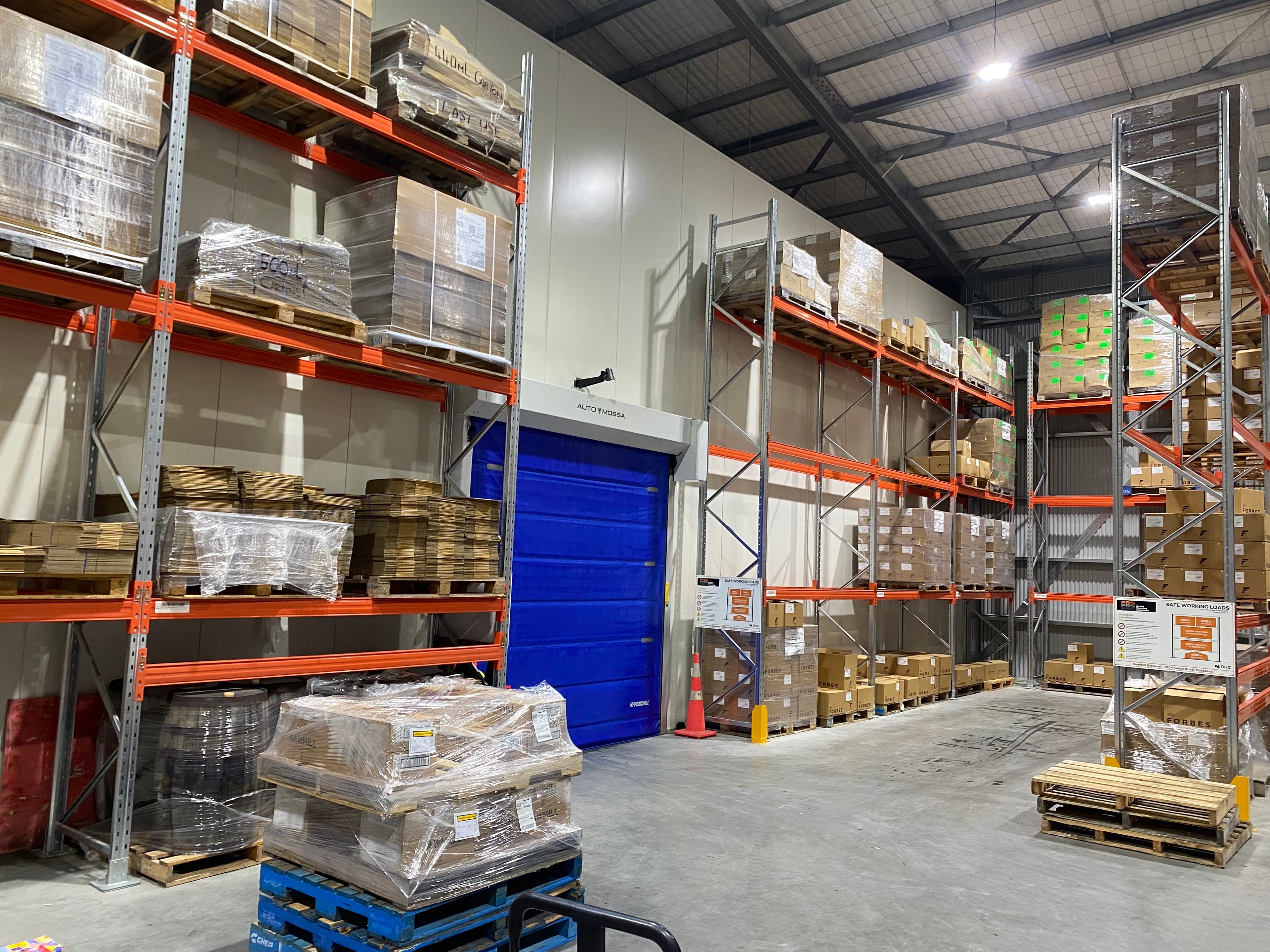 Sawmill Brewery — brewery storage