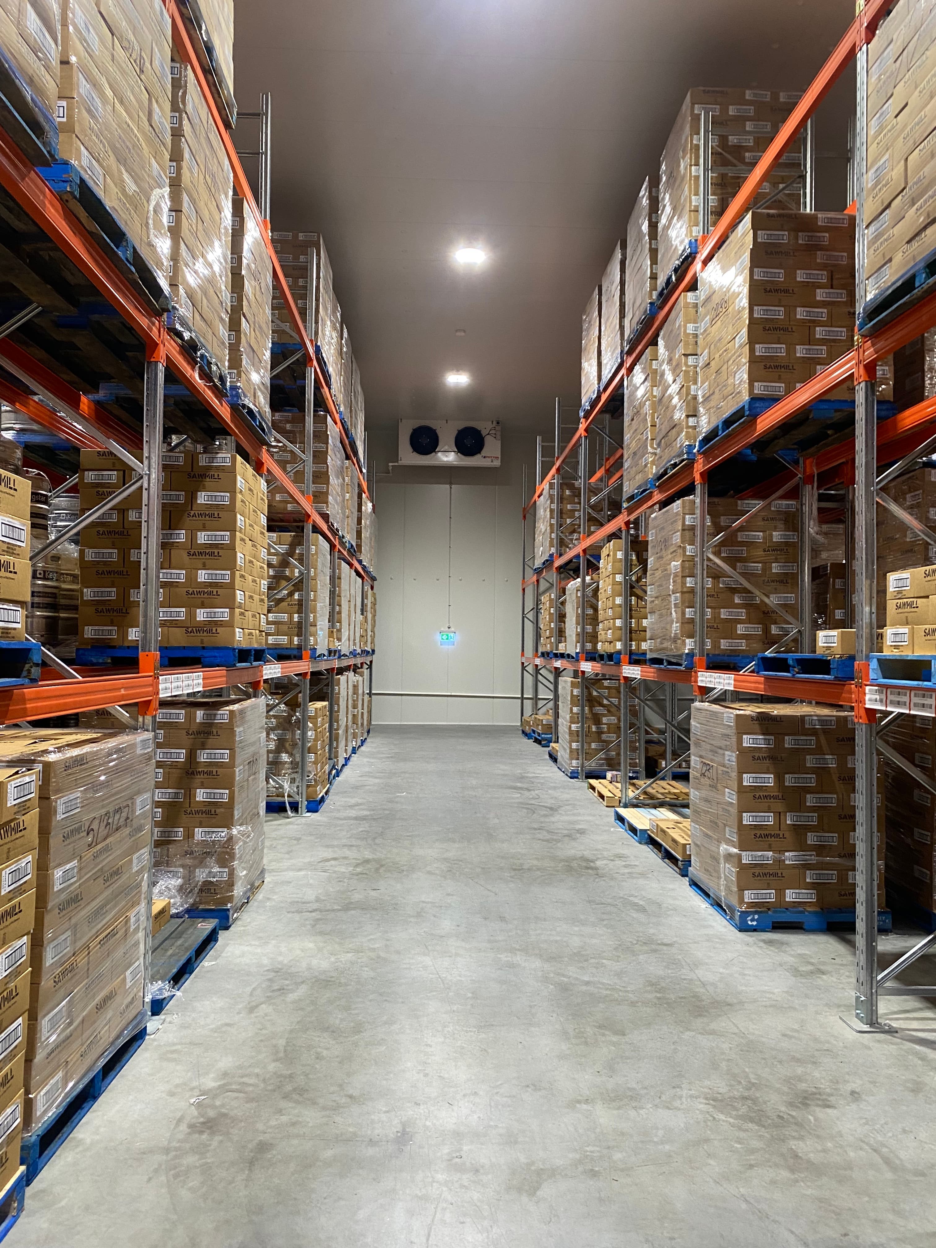 Sawmill Brewery — brewery storage
